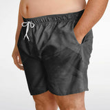 Men's All Over Print Plus-size Swim Trunks