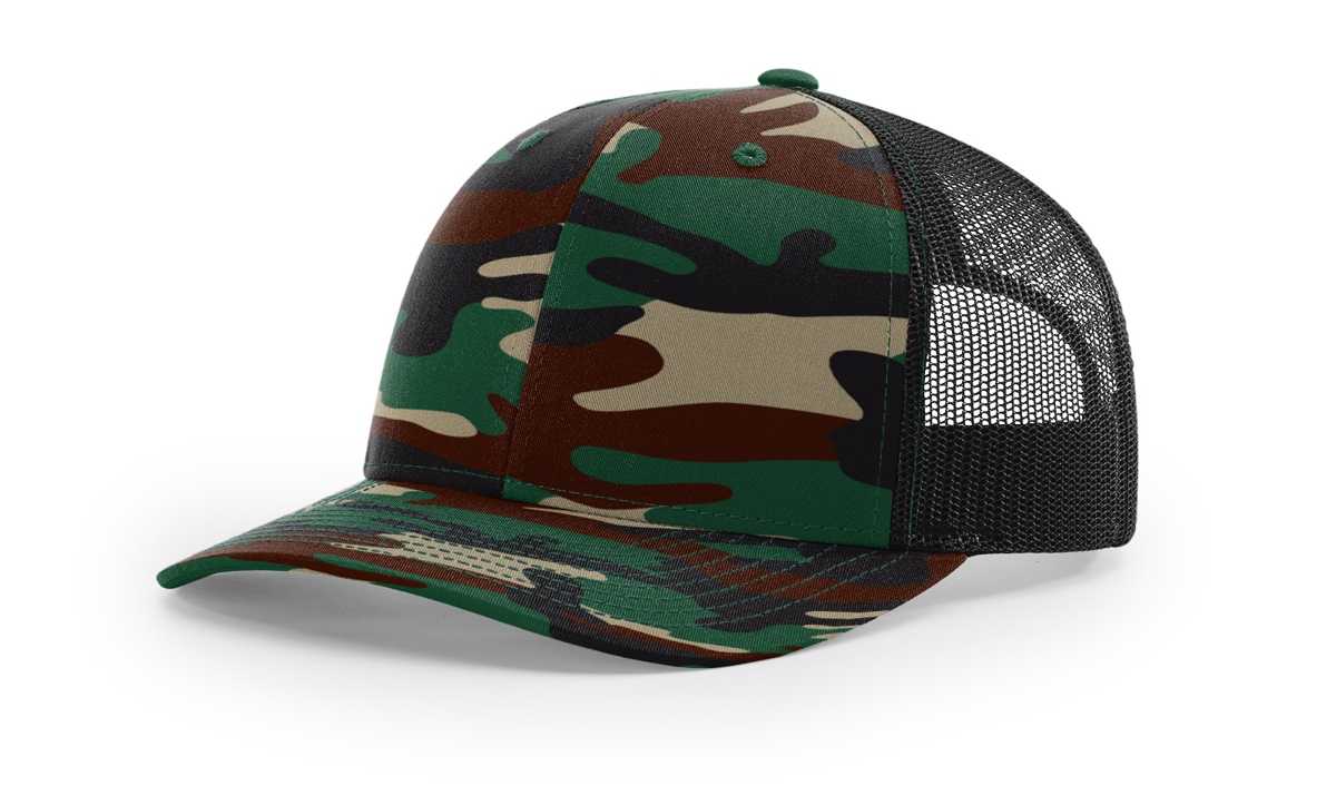 Adjustable Digi Camo Printed Trucker Hat | Richardson 112P