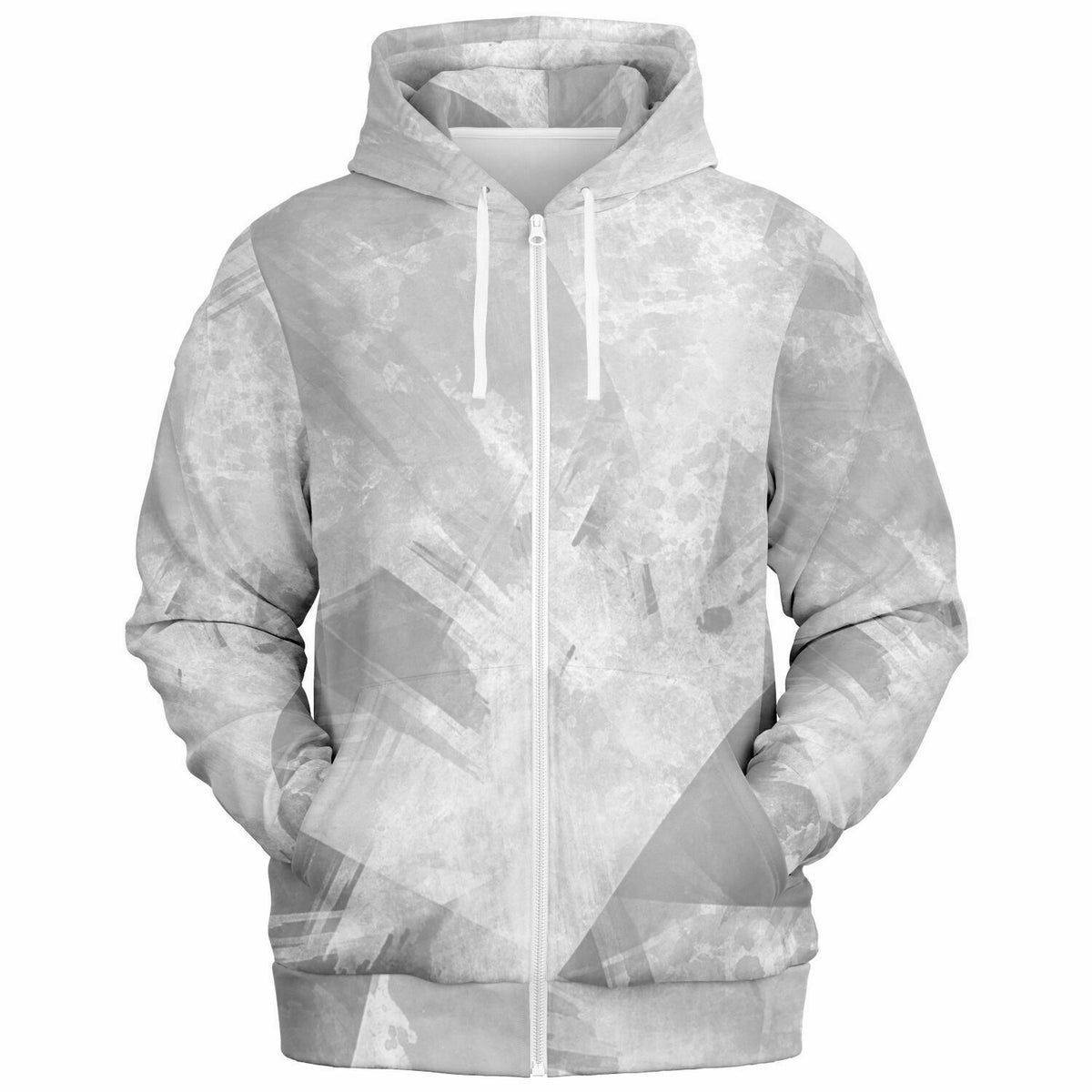 Adult All Over Print Athletic Zipped Hoodie