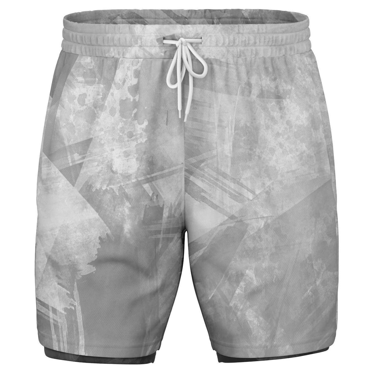 Men's All Over Print 2-in-1 Shorts