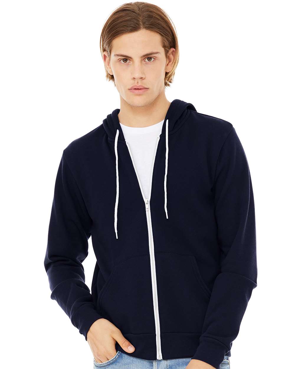 Adult Full-Zip Hooded Sweatshirt | Bella+Canvas 3739