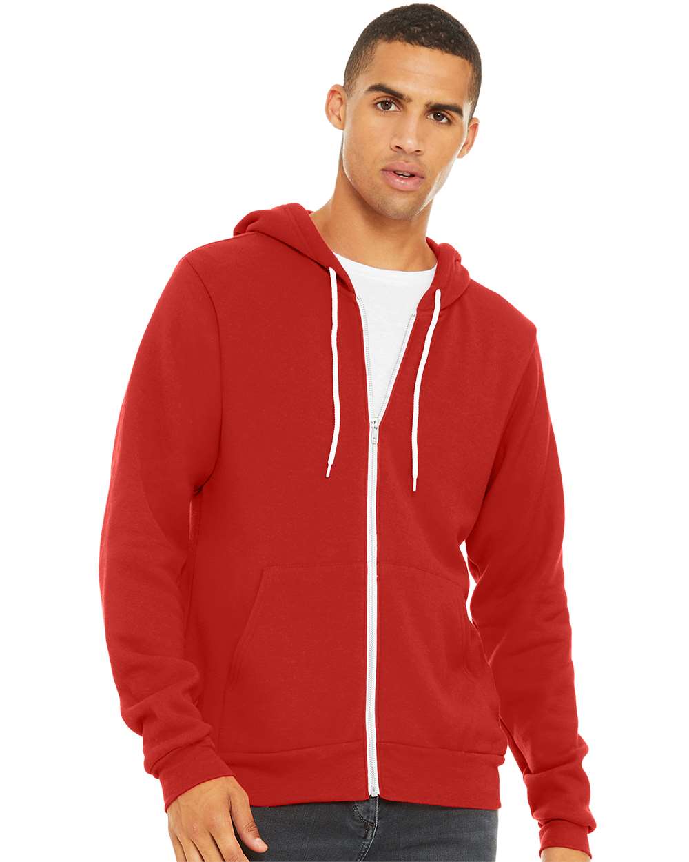 Adult Full-Zip Hooded Sweatshirt | Bella+Canvas 3739