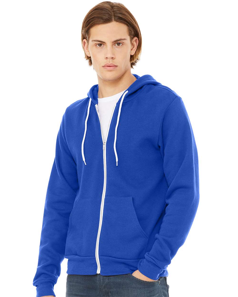 Adult Full-Zip Hooded Sweatshirt | Bella+Canvas 3739