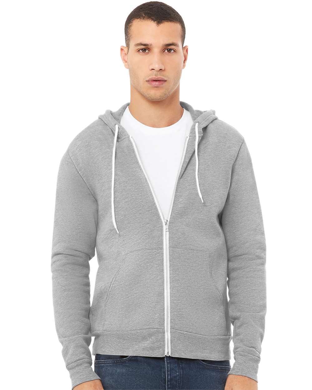 Adult Full-Zip Hooded Sweatshirt | Bella+Canvas 3739