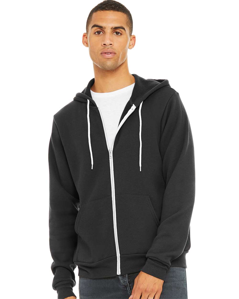 Adult Full-Zip Hooded Sweatshirt | Bella+Canvas 3739