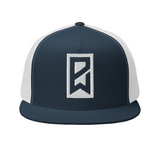 PW Bold Flat Bill Trucker Hat