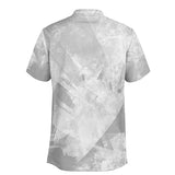 Adult All Over Print Blade Collar Polo Shirt