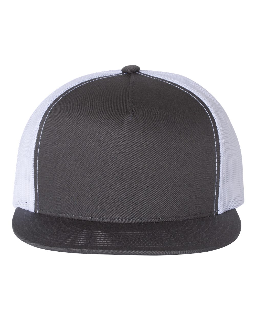 Adjustable Five-Panel Classic Trucker Hat - Flat Bill | Yupoong 6006