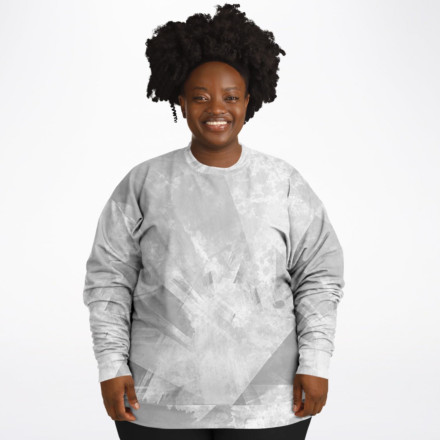 Adult All Over Print Athletic Plus-size Sweatshirt