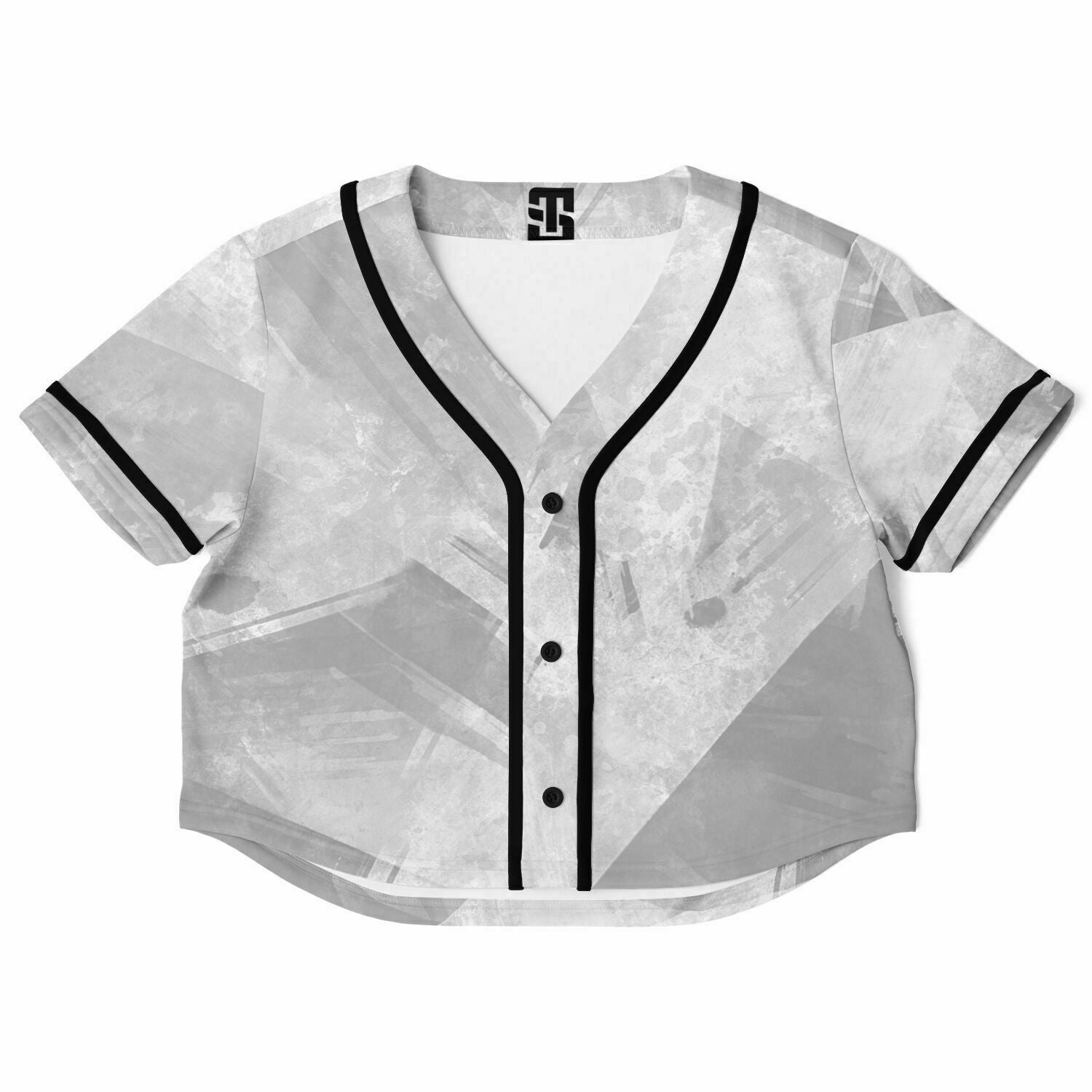 Women's All Over Print Cropped Baseball Jersey