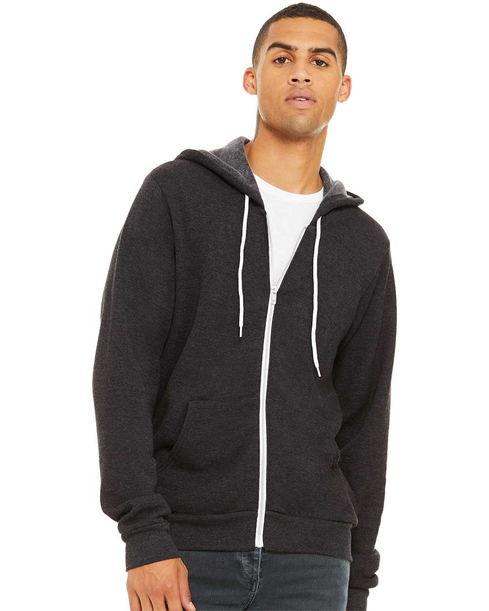 Adult Full-Zip Hooded Sweatshirt | Bella Canvas 3739