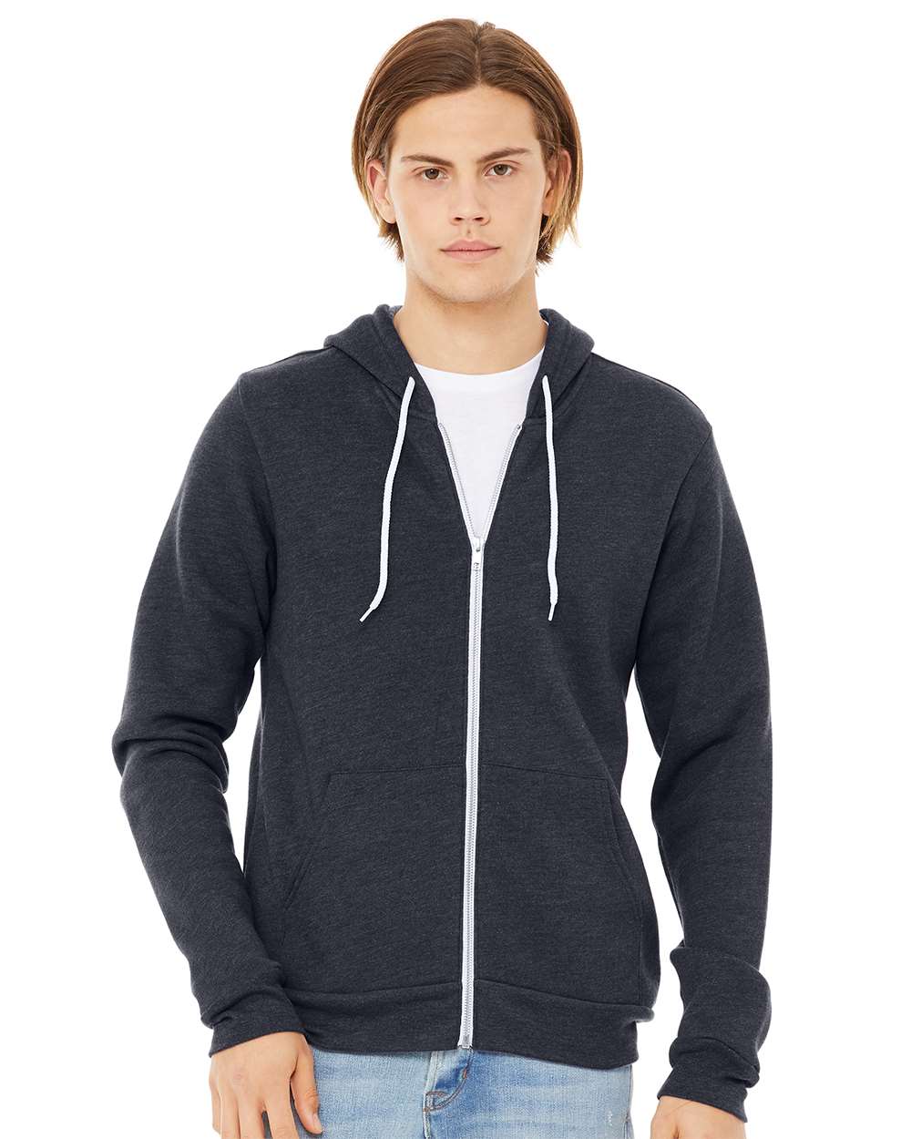 Adult Full-Zip Hooded Sweatshirt | Bella Canvas 3739