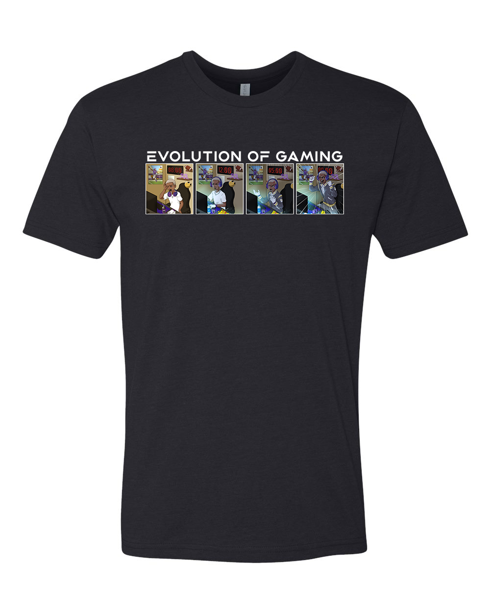 Adult 'Evolution of Gaming' Tri-Blend T-Shirt