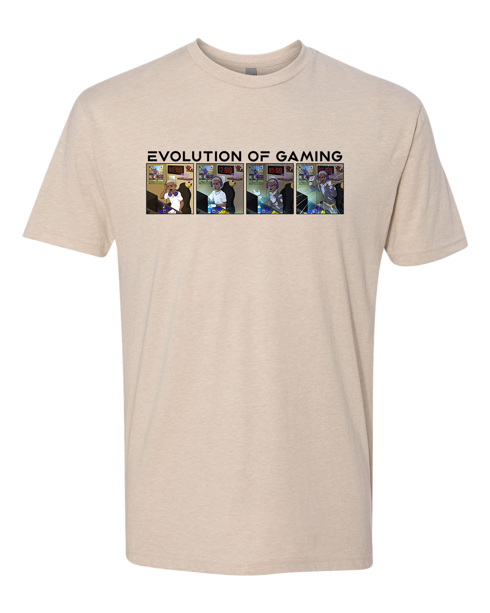 Adult 'Evolution of Gaming' Tri-Blend T-Shirt