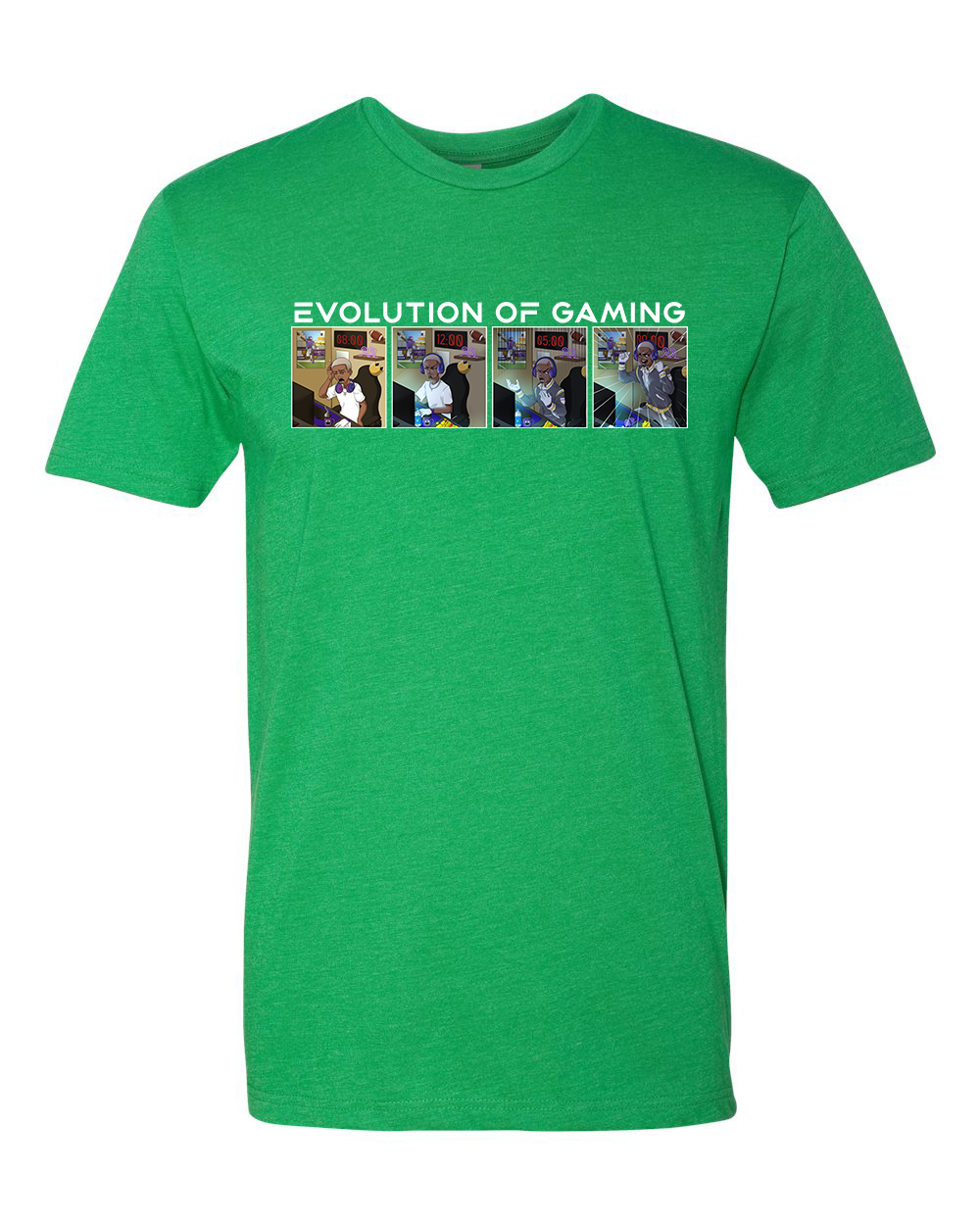 Adult 'Evolution of Gaming' Tri-Blend T-Shirt