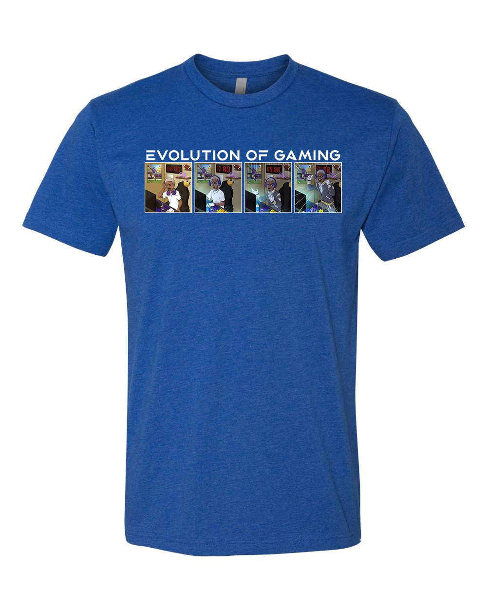 Adult 'Evolution of Gaming' Tri-Blend T-Shirt