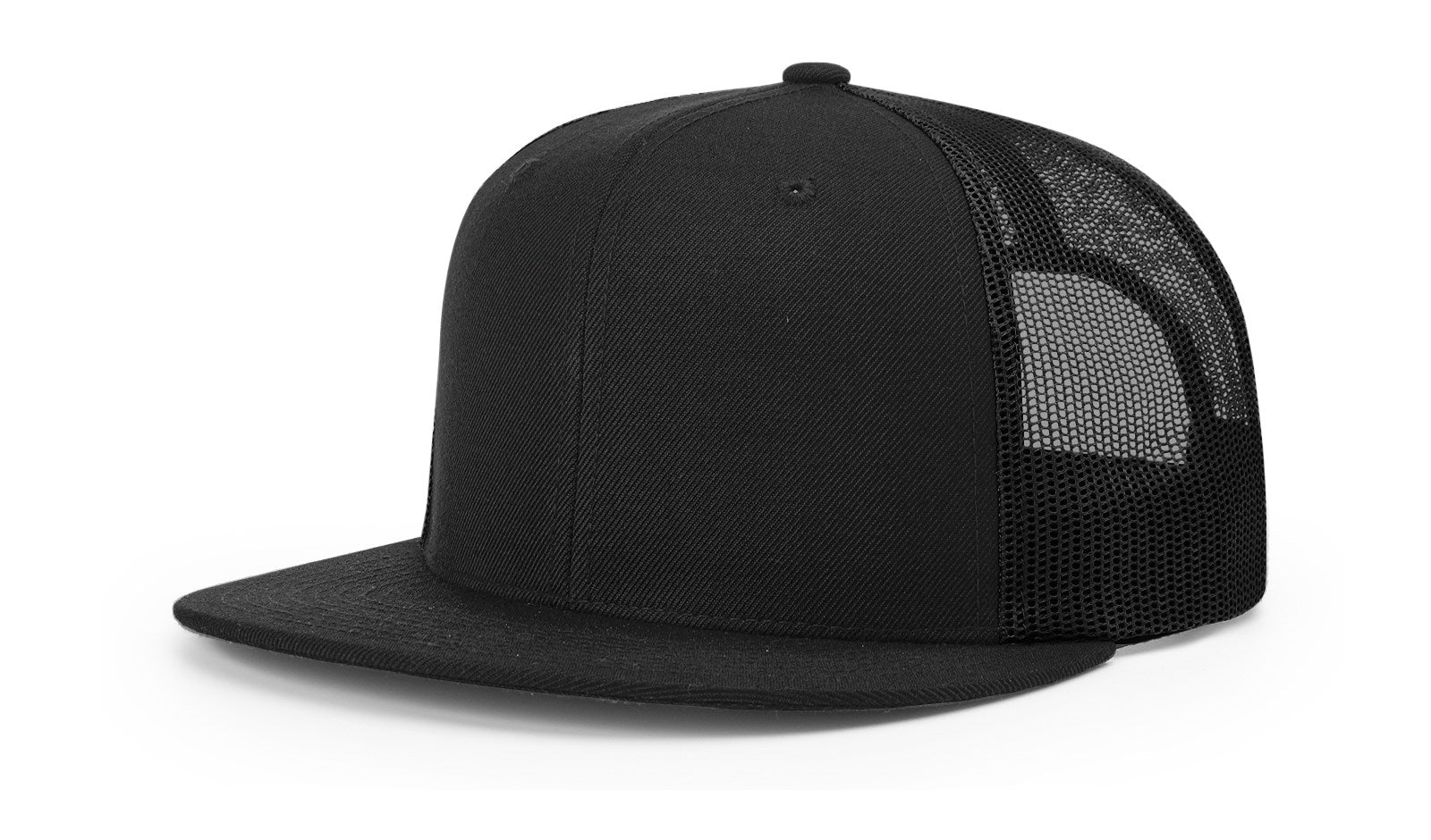 Adjustable Wool blend Flat Brim Trucker Hat | Richardson 511