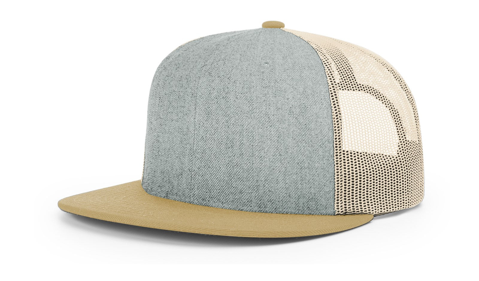 Adjustable Wool blend Flat Brim Trucker Hat | Richardson 511