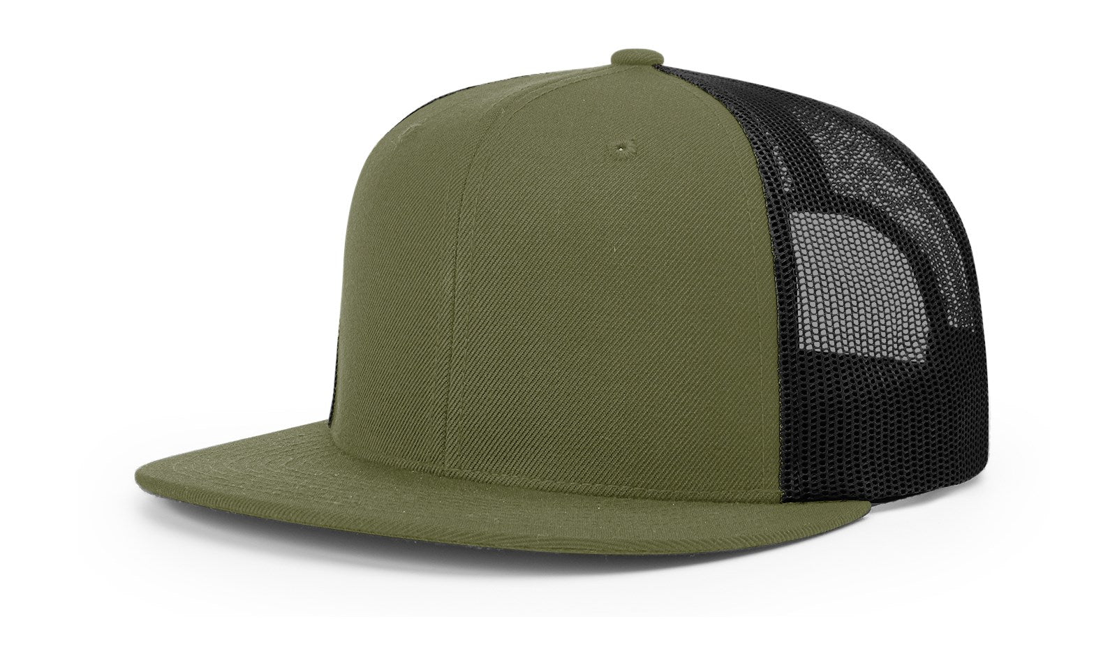 Adjustable Wool blend Flat Brim Trucker Hat | Richardson 511