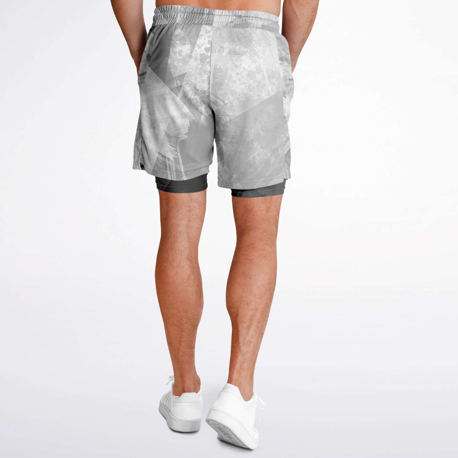 Men's All Over Print 2-in-1 Shorts