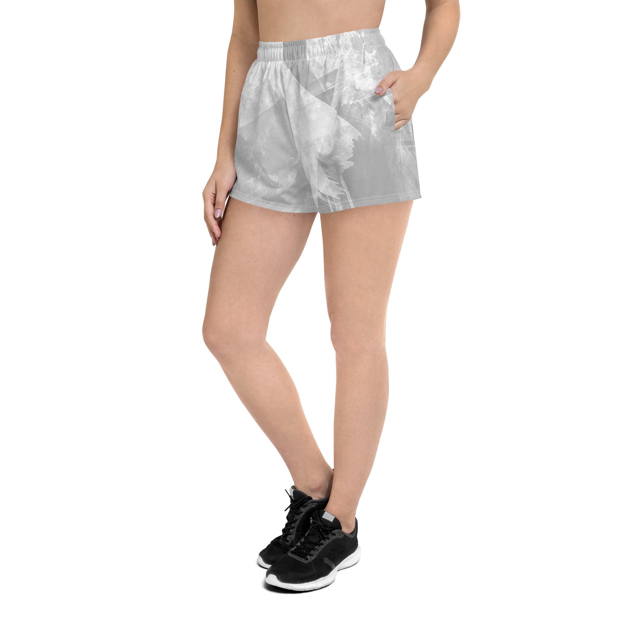 Women’s All Over Print Recycled Athletic Shorts