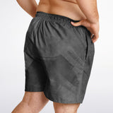 Men's All Over Print Plus-size Swim Trunks