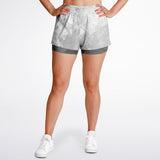 Women's All Over Print 2-in-1 Shorts