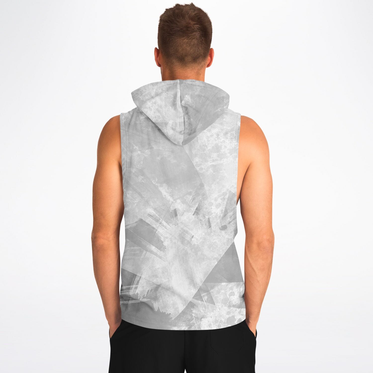 Adult All Over Print Athletic Sleeveless Hoodie