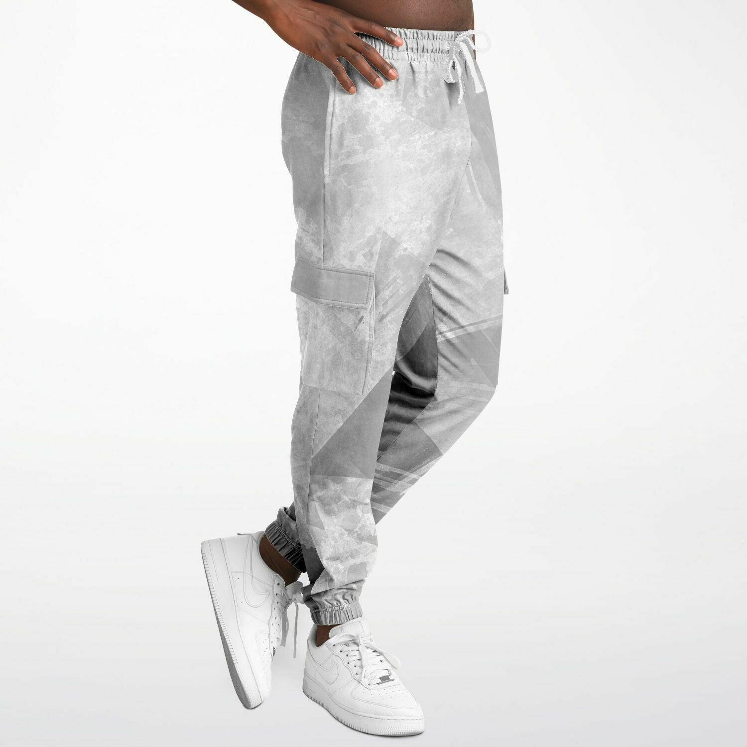 Adult All Over Print Athletic Cargo Sweatpants