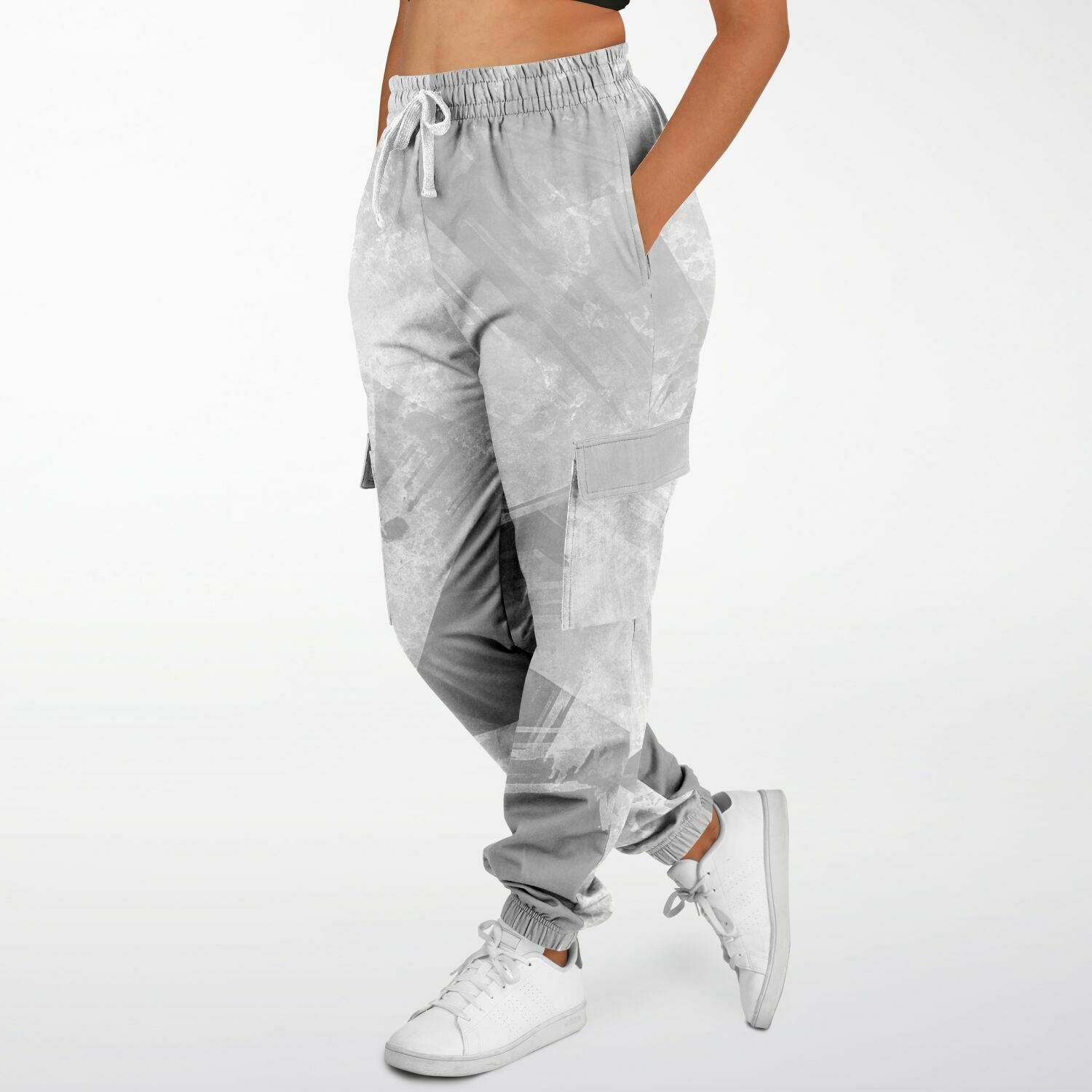 Adult All Over Print Athletic Cargo Sweatpants