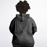 Adult All Over Print Fashion Plus-size Zipped Hoodie