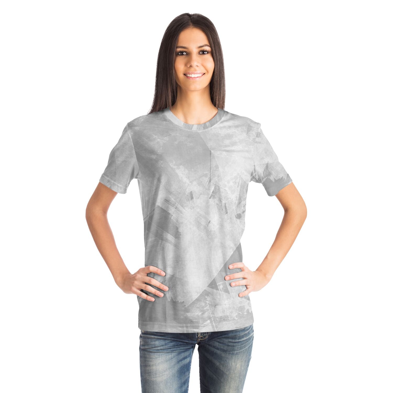 Adult All Over Print Pocket T-Shirt