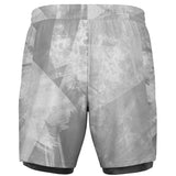 Men's All Over Print 2-in-1 Shorts