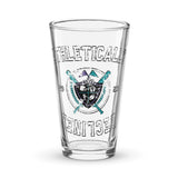 Athletically Declined Pint Glass