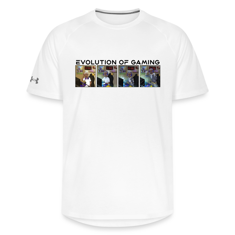 Adult 'Evolution of Gaming' Under Armour Athletics T-Shirt - white